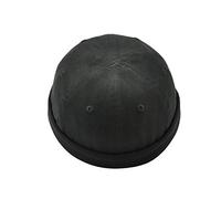 ACVIP Herren Dockercap Bikermütze Hafenmütze Freizeit Sommermütze Fischermütze(Schwarz)