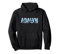 Adalyn Sea Waves - Personalisierter Name Ocean Beach Art Pullover Hoodie