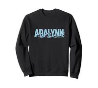 Adalynn Sea Waves - Personalisierter Name Ocean Beach Art Sweatshirt