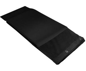 Adam Hall Accessories 0151 X 53 Dekomolton B1, gesäumt, 5 x 3 m, schwarz