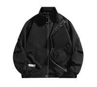 Adamelo Herren Winter Jacke Quilted Steppjacke Gefüttert Winterjacke mit Abnehmbarem Kunstfellkragen Winterjacke Herren Steppjacke Herrenjacke Übergröße Herren Mantel Lang Braun