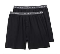 ADAMO 2er-Pack Boxershorts Übergröße schwarz, deutsche Wäschegröße:12