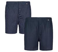 ADAMO Boxershort | Herren Boxershorts I Männer Shorts | Boxershorts Men | Shorts Herren I Herrenunterwäsche I 100% Baumwolle 2er Pack in Übergrößen 8-20 / XXL-8XL, Größe:3XL, Farbe:360 Dunkelblau