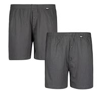 ADAMO Boxershort | Herren Boxershorts I Männer Shorts | Boxershorts Men | Shorts Herren I Herrenunterwäsche I 100% Baumwolle 2er Pack in Übergrößen 8-20 / XXL-8XL, Größe:4XL, Farbe:711 Grau