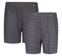 ADAMO Boxershort | Herren Boxershorts I Männer Shorts | Boxershorts Men | Shorts Herren I Herrenunterwäsche I 100% Baumwolle 2er Pack in Übergrößen 8-20 / XXL-8XL, Größe:5XL, Farbe:710 Grau