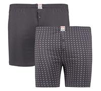ADAMO Boxershorts Dean - 2er Pack - in anthrazit - große Größe - bis Gr. 20 / 8XL