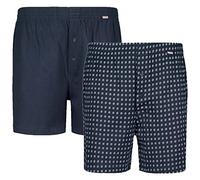 ADAMO Boxershorts Dean | Herren Boxershorts I Männer Shorts | Boxershorts Men | Shorts Herren I Herrenunterwäsche I 100% Baumwolle 2er Pack in dunkelblau Übergrößen 8-32 / XXL-18XL, Größe:28