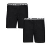 ADAMO Boxershorts im Doppelpack Serie 'Jonas' in Übergrößen 8-20 schwarz für Herren, Größe:20