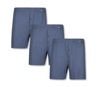 ADAMO Boxershorts James | Herren Boxershorts I Männer Shorts | Boxershorts Men | Shorts Herren I Herrenunterwäsche I 100% Baumwolle 3er Pack in Dark Denim Übergrößen 8-20 / XXL-8XL, Größe:16