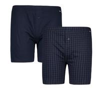 ADAMO Boxershorts Serie'Curt' im Doppelpack für Herren in großen Größen bis 20, Größe:12, Farbe:Dunkelblau