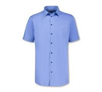 ADAMO Business-Hemd Kurzarm Comfort FIT Herren Serie 'Warren' in großen Größen bis 10XL, Größe:5XL, Farbe:Mittelblau