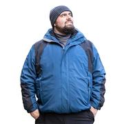 ADAMO Herren 3in1 Jacke Serie 'Alaska Übergrößen 2XL bis 14XL, Größe:14XL, Farbe:Admiral