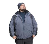 ADAMO Herren 3in1 Jacke Serie 'Alaska Übergrößen 2XL bis 14XL, Größe:3XL, Farbe:Grau