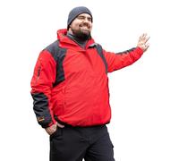 ADAMO Herren 3in1 Jacke Serie 'Alaska Übergrößen 2XL bis 14XL, Größe:5XL, Farbe:Rot