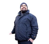 ADAMO Herren 3in1 Jacke Serie 'Alaska Übergrößen 2XL bis 14XL, Größe:5XL, Farbe:Schwarz