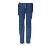 ADAMO Herren 5-Pocket Jeans lang mit Stretch in großen Größen 56-80 Serie Nevada Mittelblau, Deutsche Größen:70