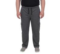 ADAMO Herren Cargo-Jogginghose in großen Größen bis 14XL Serie THASSOS, Größe:14XL, Farbe:anthrameliert