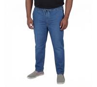 ADAMO Herren Jeans Jogginghose lang in Übergrößen bis 12XL, Größe:4XL