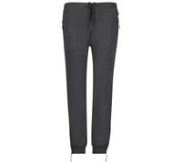 ADAMO Jogginghose lang mit Bündchen und Reißverschluss Serie SYMI für Männer bis Übergröße 14XL, Größe:9XL, Farbe:anthrameliert