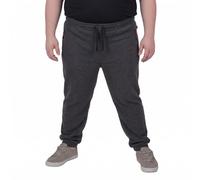 ADAMO Jogginghose lang mit Bündchen und Reißverschluss Serie SYMI für Männer ergröße 14XL, Größe:7XL, Farbe:anthrameliert
