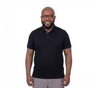 ADAMO Kurzarm Polo Shirt Comfort Fit Serie Paul Pique Qualität für Herren in großen Größen bis 12XL, Größe:9XL, Farbe:Schwarz