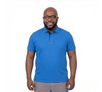 ADAMO Kurzarm Polo Shirt Comfort Fit Serie Paul Pique Qualität für Herren in großen Größen bis 12XL, Größe:5XL, Farbe:Azur