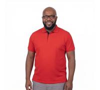 ADAMO Kurzarm Polo Shirt Comfort Fit Serie Paul Pique Qualität für Herren in großen Größen bis 12XL, Größe:10XL, Farbe:Rot