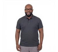 ADAMO Kurzarm Polo Shirt Comfort Fit Serie Paul Pique Qualität für Herren in großen Größen bis 12XL, Größe:3XL, Farbe:anthrameliert