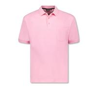 ADAMO Kurzarm Polo Shirt Keno Pique Qualität für Herren in großen Größen bis 10XL, Größe:10XL, Farbe:rosé
