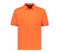ADAMO Kurzarm Polo Shirt Keno Pique Qualität für Herren in großen Größen bis 10XL, Größe:5XL, Farbe:Dark orange