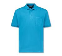 ADAMO Kurzarm Polo Shirt Keno Pique Qualität für Herren in großen Größen bis 10XL, Größe:6XL, Farbe:Petrol