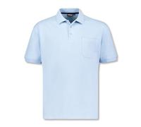 ADAMO Kurzarm Polo Shirt Keno Pique Qualität für Herren in großen Größen bis 10XL, Größe:7XL, Farbe:Hellblau