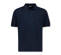 ADAMO Kurzarm Polo Shirt Keno Pique Qualität für Herren in großen Größen bis 10XL, Größe:8XL, Farbe:Dunkelblau