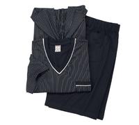 ADAMO Kurzarm Schlafanzug in weinrot der Firma 9XL ÜBERGRÖSSEN, Größe:4XL;Farbe:Blau