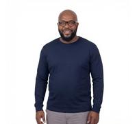 ADAMO Langarmshirt Basic in blau Herren ergröße 12XL, Größe:9XL