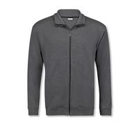 ADAMO Melierte Sweatjacke Reißverschluss Serie Athen in anthrazit großen Größen bis 14XL, Größe:6XL
