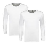 ADAMO ROYAL Feinripp Jacke Langarm in weiß Übergröße 20, Größe:12