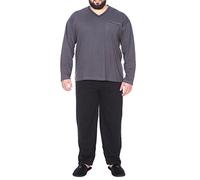 Adamo Schlafanzug 7XL Grau