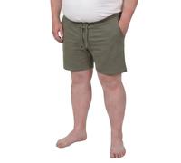 ADAMO Schlafanzughose für Herren Übergrößen XXL - 10XL kurz, Größe:10XL, Farbe:Oliv
