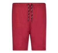 ADAMO Schlafhose Herren kurz für Übergrößen 100% Baumwolle, Weinrot, 4XL I Angenehme Kurze Pyjamahose Herren mit Kordel, Gesäß- & 2 Einschubtaschen