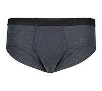 ADAMO Schwarzer Slip mit Eingriff in Feinripp Übergrößen bis 20, Größe:16
