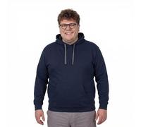 ADAMO Sweatshirt mit Kapuze und Kängurutasche Männer Serie SANTORIN ergröße 14XL, Größe:7XL, Farbe:Dunkelblau