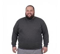 ADAMO Sweatshirt mit Rundhals Serie KOS Übergrößen 2XL-14XL Herren, Größe:12XL, Farbe:anthrameliert