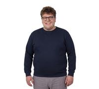 ADAMO Sweatshirt mit Rundhals Serie KOS Übergrößen 2XL-14XL Herren, Größe:4XL, Farbe:Dunkelblau