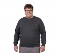 ADAMO Sweatshirt mit Rundhals Serie KOS Übergrößen 2XL-14XL Herren, Größe:6XL, Farbe:anthrameliert