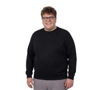 ADAMO Sweatshirt mit Rundhals Serie KOS Übergrößen 2XL-14XL Herren, Größe:9XL, Farbe:Schwarz