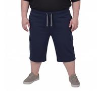 ADAMO Sweatshorts mit Cargotaschen Serie Rhodos Übergrößen bis 14XL für Herren, Größe:10XL, Farbe:Dunkelblau