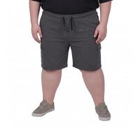 ADAMO Sweatshorts mit Cargotaschen Serie Rhodos Übergrößen bis 14XL für Herren, Größe:9XL, Farbe:anthrameliert