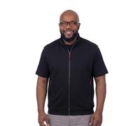 ADAMO Sweatweste ärmellos Herren in Übergrößen 2XL-14XL Serie PAROS, Größe:9XL, Farbe:Schwarz