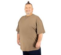ADAMO T-Shirt im Doppelpack in Khaki Serie Marlon Übergröße 12XL, Größe:7XL